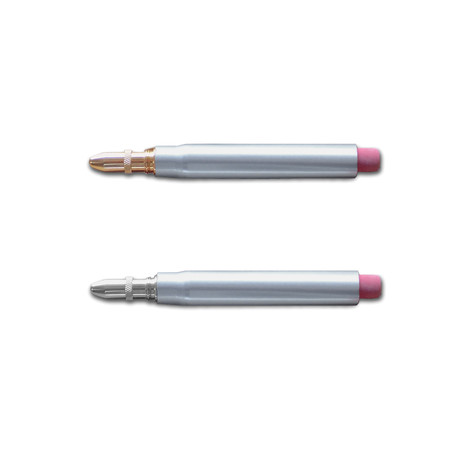 Twist Bullet Pencil // Silver (Aluminum Tip)