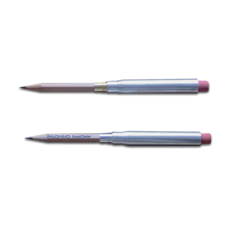 Twist Bullet Pencil // Raw Aluminum (Aluminum Tip)