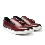 Garrett Tassel Sneaker // Merlot (US: 9)