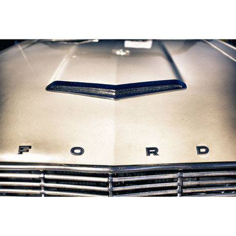 Vintage Ford Hood Badging (16"L x 24"W)