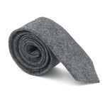 Skinny Tie // Black Chambray