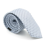 Skinny Tie // Light Blue Subtle Print