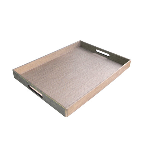 Rectangular Tray // Platinum