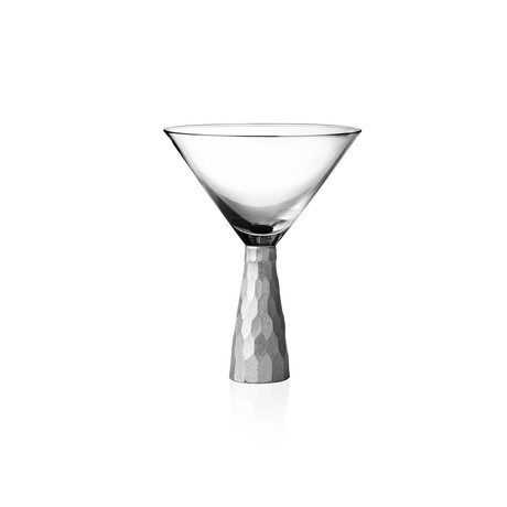 Daphne Martini Glasses // Set of 4 // Silver