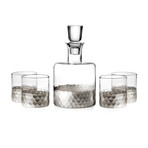 Daphne Whiskey Decanter // Set of 5 (Silver)