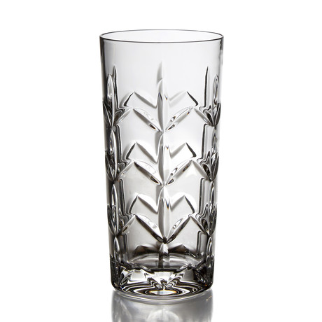 Fleur Crystal Highball Glasses // Set of 4