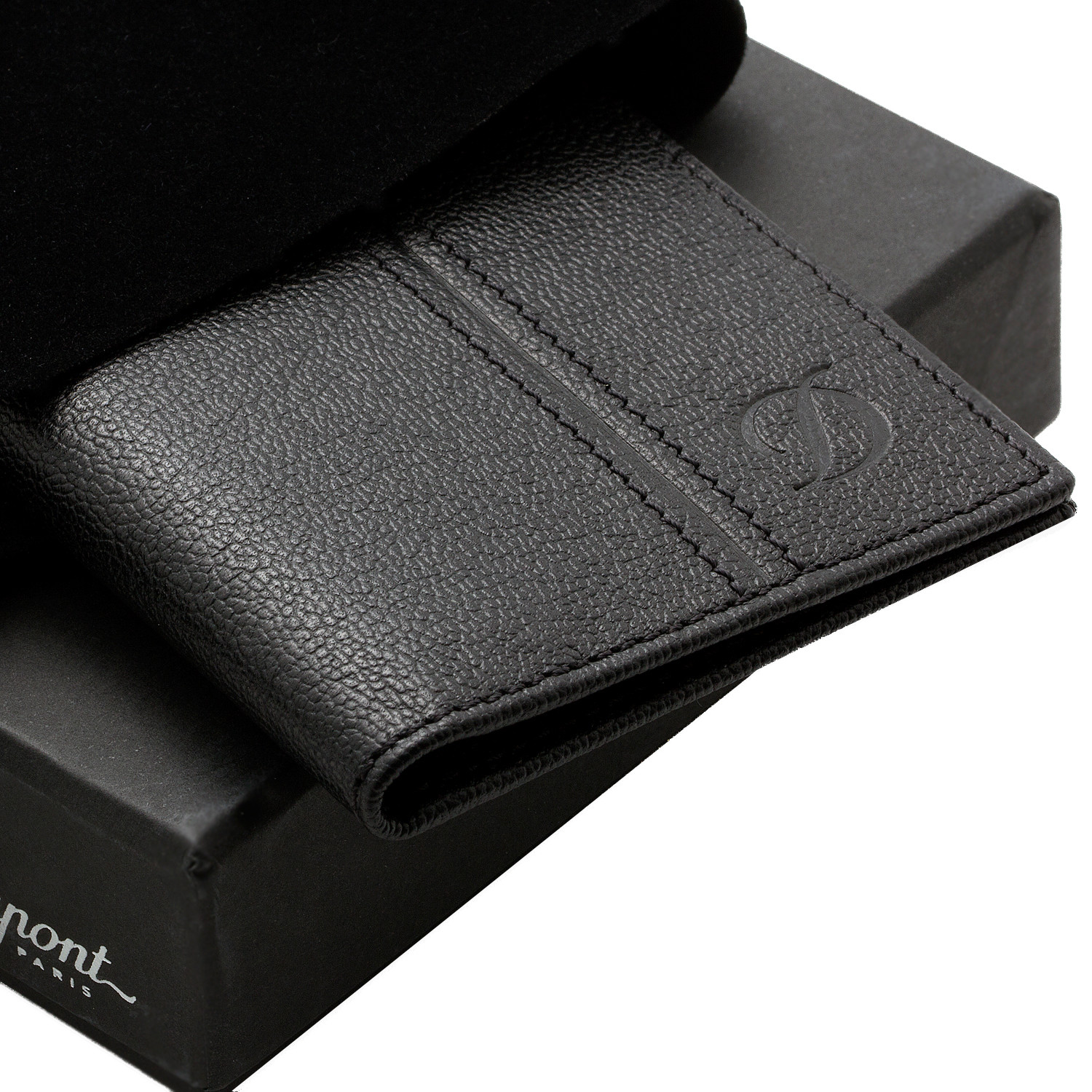 leather business card holder st dupont touch of modern