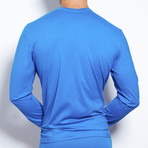 Prime Long-Sleeve Crew Neck Tee // Lazarite Blue (M)