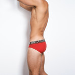 Pop Color Low No Show Profile Brief // Blaze Red (S [28"-30"])