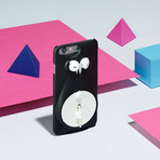 Mous Musicase // Retractable Earphone Case // Black & White (iPhone 5 // No Earphones)
