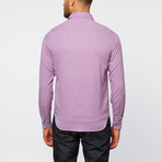 Gramercy Foundry // Silk + Cotton Point Collar Shirt // Light Purple (2XL)