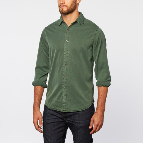 Gramercy Foundry // Silk + Cotton Twill Shirt // Turtle (S)