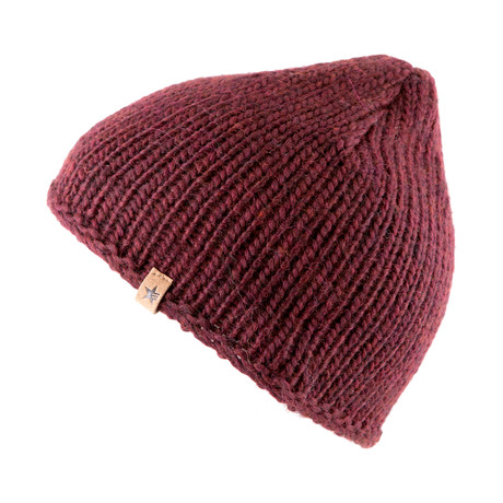 Josy Beanie // Aubergine