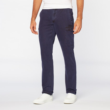 Gramercy Foundry // Cotton + Silk Cargo Pant // Chino Blue (30WX32L)