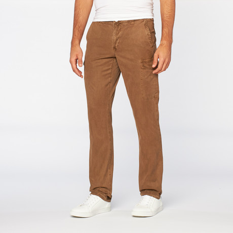 Gramercy Foundry // Cotton + Silk Cargo Pant // Mink (30WX32L)