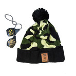 Fiendish Pom-Pom Bluetooth Beanie 3.0 // Camo