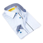 Microcheck Dress Shirt // Light Blue (US: 14.5-15)