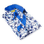 Paisley Dress Shirt // Blue (US: 14.5-15)