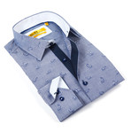 Paisley Dress Shirt // Indigo (US: 14.5-15)