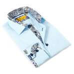 Paisley Dress Shirt // Light Blue (US: 14.5-15)