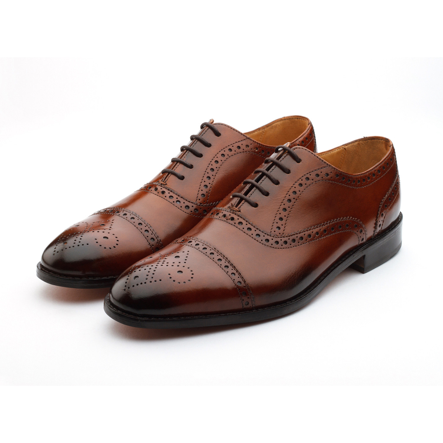 Toecap Oxford Brogue // Brown (US: 7) - Store Moustache - Touch of Modern
