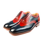 Classic Wingtip Oxford // Chili & Navy (US: 12)