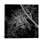 Vienna Urban Map // Black (18"L x 18''W)