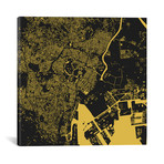 Tokyo Urban Map // Yellow (18"L x 18''W)