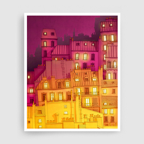 Montmartre By Night (16" x 20")