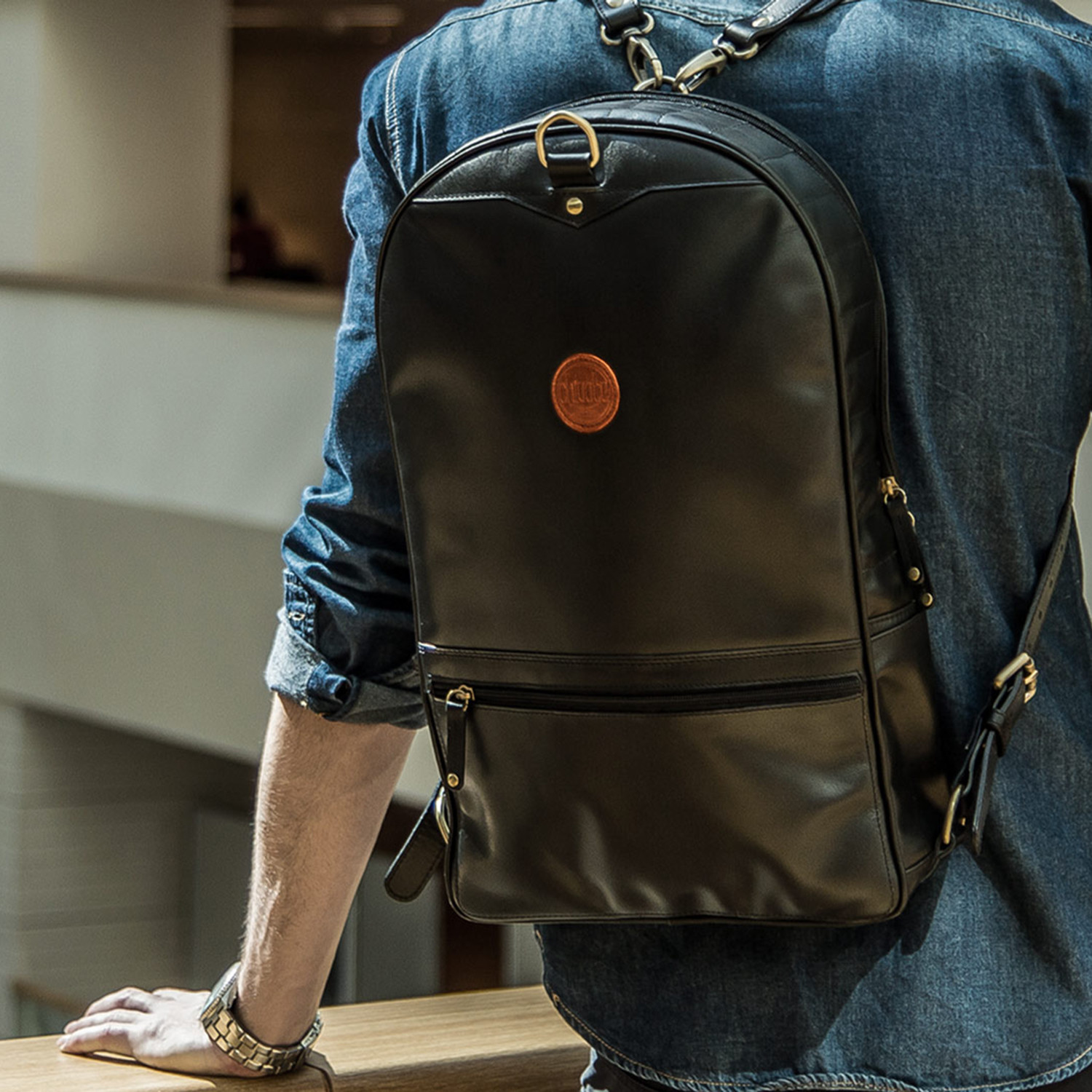 2Face Backpack // Black - Chivote - Touch of Modern
