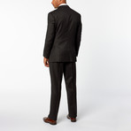 Regular Fit Suit // Pinstripe Black I (US: 40R)