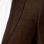 Regular Fit Suit // Brown (US: 40L)