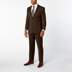 Regular Fit Suit // Brown (US: 40L)