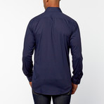 Regular Fit Dress Shirt // Navy (US: 18 [34"/35" SLEEVE])