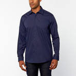 Regular Fit Dress Shirt // Navy (US: 18 [34"/35" SLEEVE])