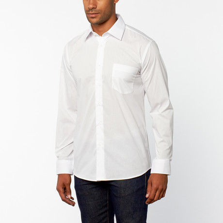 Regular Fit Dress Shirt // White (US: 14H [32"/33" SLEEVE])