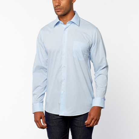 Regular Fit Dress Shirt // Light Blue (US: 14H [32"/33" SLEEVE])