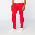 714 Skinny Fit Jeans // Red (28WX30L)