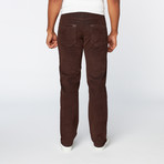 793 Straight Slim Jean // Brown (36WX32L)