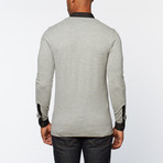 Long-Sleeve Polo Shirt // Grey (M)