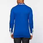 Perruzo // Long-Sleeve Polo Shirt // Royal (2XL)