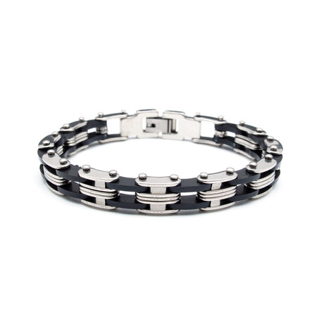 Stainless Steel Bike Chain Bracelet