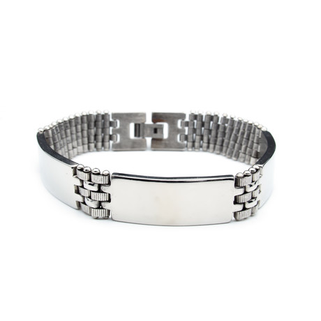 Stainless Steel Biker Style Bracelet