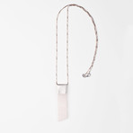 Mangano Calcite Necklace (Silver Chain)