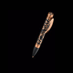 WheelWork Pen // Black + Rose Gold Decoration