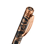 WheelWork Pen // Black + Rose Gold Decoration