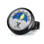 Moon Phase Cufflinks // Black Case + Silver Face