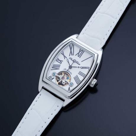 Pere De Temps Sophia Automatic // 3038 (White Leather Strap)