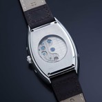 Pere De Temps Rene Automatic // 3036 (Black Etched Leather Strap)
