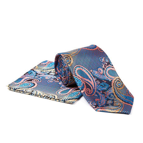 Tie + Hanky Set // Multi Paisley